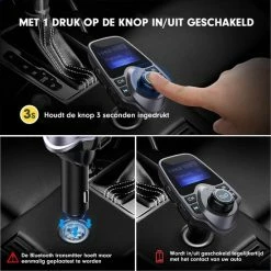 MaxedMore Draadloze FM Transmitter En Telefoonhouder Bundel - Auto Carkit Met Bluetooth 5.0 En LED Scherm - Autolader Met Micro SD En AUX / USB-input - Handsfree Bellen - Muziek Streamen - Voice Navigatie - Telefoon Opladen - Smart Gravity Houder -70Mai SHOP 550x550 204