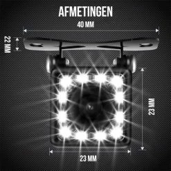 Strex Achteruitrijcamera - Universeel RCA - 12 LED Nachtzicht - IP68 Waterdicht - Achteruitrij Camera Auto 15 Strex Achteruitrijcamera - Universeel RCA - 12 LED Nachtzicht - IP68 Waterdicht - Achteruitrij Camera Auto -70Mai SHOP 550x550 210