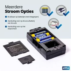 Altho Marterverjager - Muizenverjager - Ultrasone Binnen & Buiten - Steenmarter Verjager Auto Accu - Batterijen, 12V En Stopcontact -70Mai SHOP 550x550 214