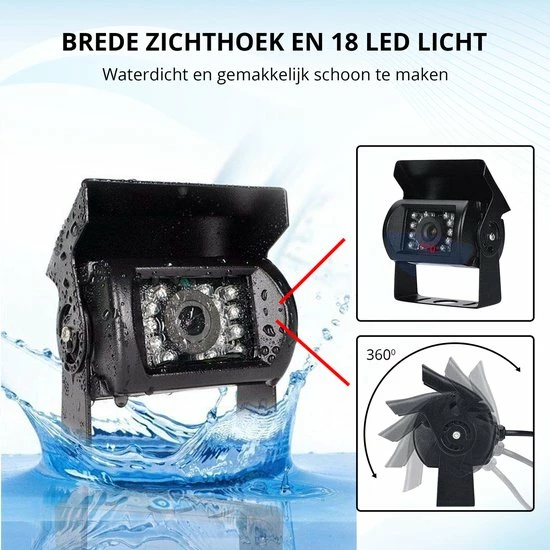 Achteruitrijcamera Set Draadloos - 7" Scherm - 18LED Nachtzicht 15m - IP68 Waterdicht - Achteruitrij Camera - Geschikt voor Auto/ Camper / Caravan / Vrachtwagen / Landbouw / Boot / Tractor SPY Tech Achteruitrijcamera Set Draadloos - 7" Scherm - 18LED Nachtzicht 15m - IP68 Waterdicht - Achteruitrij Camera - Geschikt Voor Auto/ Camper / Caravan / Vrachtwagen / Landbouw / Boot / Tractor -70Mai SHOP 550x550 322
