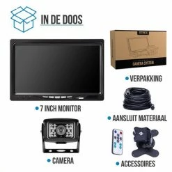 Strex Achteruitrijcamera Set Bedraad - 7" Scherm - 18LED Nachtzicht 15m - IP67 Waterdicht - Achteruitrij Camera 21 Strex Achteruitrijcamera Set Bedraad - 7" Scherm - 18LED Nachtzicht 15m - IP67 Waterdicht - Achteruitrij Camera -70Mai SHOP 550x550 334