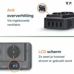 V.P.? Autolader 12V Splitter ? Omvormer Auto 12V 230V ? Sigarettenaansteker USB Oplader Splitter ? Reisstekker Autostekker -70Mai SHOP 550x550 349