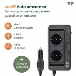 V.P.? Autolader 12V Splitter ? Omvormer Auto 12V 230V ? Sigarettenaansteker USB Oplader Splitter ? Reisstekker Autostekker -70Mai SHOP 550x550 351
