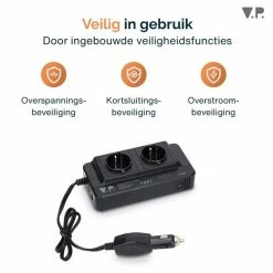 V.P.? Autolader 12V Splitter ? Omvormer Auto 12V 230V ? Sigarettenaansteker USB Oplader Splitter ? Reisstekker Autostekker -70Mai SHOP 550x550 355