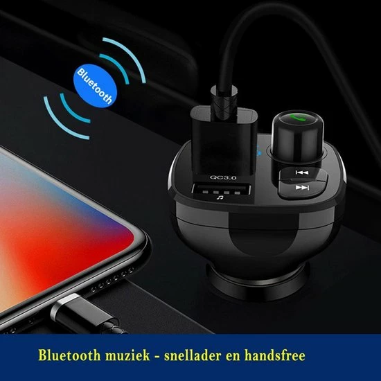 Snelle autolader met Bluetooth, FM-radio en handsfree bellen -USB 5 GSMSCHERM Kapot ? Snelle Autolader Met Bluetooth, FM-radio En Handsfree Bellen -USB 5 -70Mai SHOP 550x550 366