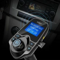 Adge Bluetooth FM Transmitter, 120 ° Rotatie Auto Radio Adapter CarKit Met 4 Music Play Modes / Hands-free Bellen / TF Kaart / USB Auto Lader / USB Flash Drive / AUX Input / Output 1.44 Inch LCD Display/ Bluetooth Carkit 5 In 1 12 Adge Bluetooth FM Transmitter, 120 ° Rotatie Auto Radio Adapter CarKit Met 4 Music Play Modes / Hands-free Bellen / TF Kaart / USB Auto Lader / USB Flash Drive / AUX Input / Output 1.44 Inch LCD Display/ Bluetooth Carkit 5 In 1 -70Mai SHOP 550x550 387