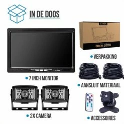 Strex Achteruitrijcamera Set Bedraad Met 2 Camera's (tegelijk Bekijken) - 7" Scherm - 18LED Nachtzicht 15m - IP67 Waterdicht - Achteruitrij Camera 12 Strex Achteruitrijcamera Set Bedraad Met 2 Camera's (tegelijk Bekijken) - 7" Scherm - 18LED Nachtzicht 15m - IP67 Waterdicht - Achteruitrij Camera -70Mai SHOP 550x550 401