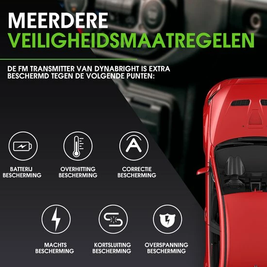 DynaBright FM Transmitter Bluetooth ? Snellader - Handsfree Bellen - RGB - USB C - USB - Handsfree Bellen Auto Bluetooth - Bluetooth FM Transmitter ? Autolader ? Carkit ? Bluetooth Transmitter - MP3 - SD Kaart 14 DynaBright FM Transmitter Bluetooth ? Snellader - Handsfree Bellen - RGB - USB C - USB - Handsfree Bellen Auto Bluetooth - Bluetooth FM Transmitter ? Autolader ? Carkit ? Bluetooth Transmitter - MP3 - SD Kaart - Image 12