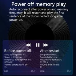 Merkloos Bluetooth FM Transmitter - Bluetooth Ontvanger Voor In De Auto - USB - Handsfree Carkit -70Mai SHOP 550x550 451