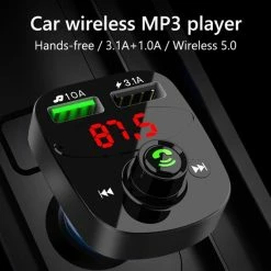 Merkloos Bluetooth FM Transmitter - Bluetooth Ontvanger Voor In De Auto - USB - Handsfree Carkit -70Mai SHOP 550x550 454