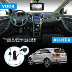 Qumax Dashcam Voor Auto ? Voor En Achter Camera ? Full HD ? Parkeerstand Met Ingebouwde G-sensor ? IPS-display - 170? Wijdhoeklens - Nachtvisie -70Mai SHOP 550x550 47