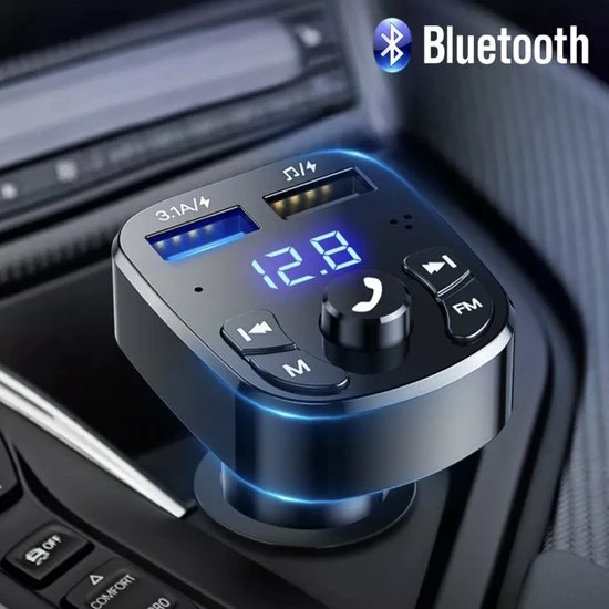 Merkloos Draadloze FM Transmitter & Auto Lader - USB Oplader - Sigaretten Aansteker-Bluetooth Carkit - Handsfree Bellen 6 Merkloos Draadloze FM Transmitter & Auto Lader - USB Oplader - Sigaretten Aansteker-Bluetooth Carkit - Handsfree Bellen - Image 4