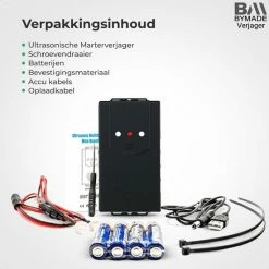 BYMADE Verjager© Marterverjager Auto Outdoor - Steenmarter Verjager Buiten - Op Batterij -70Mai SHOP 550x550 5
