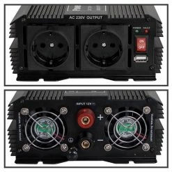 Tectake - Spanningsomvormer - Van 12V Naar 230V 1500 Watt Continue - 3000 Watt Kortstondig - 400977 8 Tectake - Spanningsomvormer - Van 12V Naar 230V 1500 Watt Continue - 3000 Watt Kortstondig - 400977 -70Mai SHOP 550x550 545