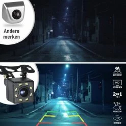 XEOD Achteruitrijcamera - 8 LED Nachtzicht - IP68 Waterdicht - Achteruitrij Camera Auto -70Mai SHOP 550x550 548