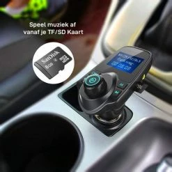 Athletix? Bluetooth FM Transmitter Auto / FM Transmitter Draadloze Bluetooth Carkit / MP3 Speler/ Handsfree Bellen In De Auto / USB Lader / Radio / TF/SD Kaart Poort / AUX Input / 2 USB Poorten / USB Oplader / Audio / Radio / SD/TF Kaart / T11 -70Mai SHOP 550x550 584