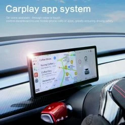 Ossora Draadloos Apple Carplay Scherm Voor Tesla Model 3 En Model Y - 9 Inch HUD - Android Auto - Waze 22 Ossora Draadloos Apple Carplay Scherm Voor Tesla Model 3 En Model Y - 9 Inch HUD - Android Auto - Waze -70Mai SHOP 550x550 596