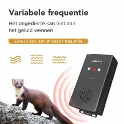 LONQ® Marterverjager – All-in-1 Pakket - Met Nederlandse Handleiding - Ultrasone Binnen & Buiten – Werkt Op Batterijen, Netstroom En Auto Accu - Zwart -70Mai SHOP 550x550 643