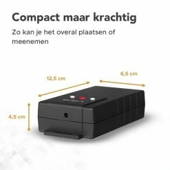 LONQ® Marterverjager – All-in-1 Pakket - Met Nederlandse Handleiding - Ultrasone Binnen & Buiten – Werkt Op Batterijen, Netstroom En Auto Accu - Zwart -70Mai SHOP 550x550 646