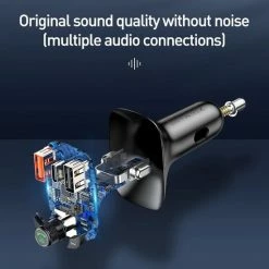 Baseus InAuto FM Transmitter | Bluetooth FM Transmitter Auto MP3-Player Handsfree Wireless Radio Audio Adapter Met USB Disk/SD Kaart - Quick Charger 4.0 -70Mai SHOP 550x550 662