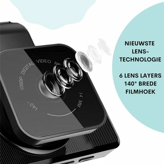 Nince Dashcam Voor Auto Van Hoge Kwaliteit - Dashcam Full HD 1080P Met 32GB Mini SD Voor En Achter 6 Nince Dashcam Voor Auto Van Hoge Kwaliteit - Dashcam Full HD 1080P Met 32GB Mini SD Voor En Achter - Image 4