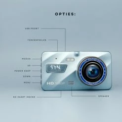 SYN Dashcam Voor Auto 1296P Full HD Dashboard Camera Met G-Sensor - 170? Wijdhoeklens - 4.0 Inch LCD Scherm - 24 Uur Parkeerstand Met Bewegingsdetectie - Loop Recording - Super Nachtzicht - Support 32G Max Micro Sd Voor Ongeval Record - Reisvideo -70Mai SHOP 550x550 685