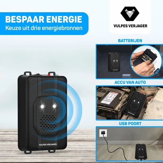 Vulpes Goods Vulpes Verjager? Marterverjager - Ongedierteverjager - Multifunctionele Set Binnen & Buiten - Batterijen, 12V & Auto Accu - Marters, Muizen & Ratten - Steenmarter Verjager PRO 5 Vulpes Goods Vulpes Verjager? Marterverjager - Ongedierteverjager - Multifunctionele Set Binnen & Buiten - Batterijen, 12V & Auto Accu - Marters, Muizen & Ratten - Steenmarter Verjager PRO - Image 3