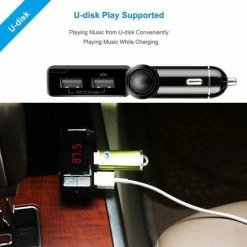 Merkloos Wireless FM Transimtter - FM Modulator En Handfree Car Kit Met 2 USB Charging Poorten Voor IPhone - Smasung - Sony - LG - HTC En Inclusief Aux Kabel Voor MP3 Zwart - 46 Merkloos Wireless FM Transimtter - FM Modulator En Handfree Car Kit Met 2 USB Charging Poorten Voor IPhone - Smasung - Sony - LG - HTC En Inclusief Aux Kabel Voor MP3 Zwart - -70Mai SHOP 550x550 742