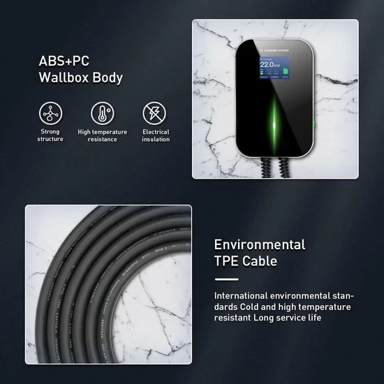 Besen 22 KW | Fase 3 - 32A | 6 Meter Laadkabel Type 2 | Smartcharger APP IOS Android 14 Besen 22 KW | Fase 3 - 32A | 6 Meter Laadkabel Type 2 | Smartcharger APP IOS Android - Image 12