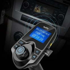 FM Transmitter Carkit Bluetooth Draadloze / Handsfree Bellen In De Auto / MP3 Speler Mobiel / AUX Input / Lader / USB Flash Drive / Muziek / Audio / Radio / TF Kaart / Carkit Adapter - Swifty -70Mai SHOP 550x550 780