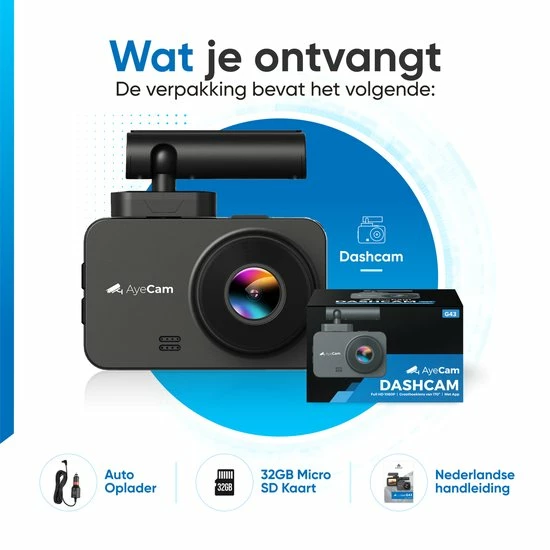 AyeCam Dashcam Pro Max - FULL HD & Nachtvisie – G-Sensor - Incl 32GB SD - Dashcam voor Auto - Met App AyeCam Dashcam Pro Max - FULL HD & Nachtvisie – G-Sensor - Incl 32GB SD - Dashcam Voor Auto - Met App -70Mai SHOP 550x550 80