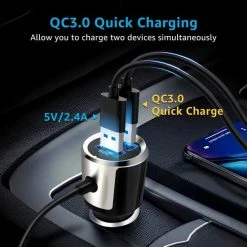 Merkloos Bluetooth FM-zender Voor Auto, Bluetooth 5.0 Draadloze Auto-audioadapter Met QC3.0 & 5V/2.4A Dual Charging Port, Eenvoudig Te Bevestigen Aan Luchtventilator, Handsfree Car Kit, Muziekspeler (met Afstandsbediening) -70Mai SHOP 550x550 810