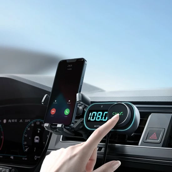 Merkloos Bluetooth FM Transmitter - Auto Lader - Carkit - Handsfree - USB 3.0 - MP3 - Snel Lader - Bluetooth Audio Receiver - Voor Vrachtwagen, SUV, Auto 8 Merkloos Bluetooth FM Transmitter - Auto Lader - Carkit - Handsfree - USB 3.0 - MP3 - Snel Lader - Bluetooth Audio Receiver - Voor Vrachtwagen, SUV, Auto - Image 6