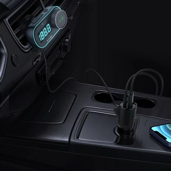 Merkloos Bluetooth FM Transmitter - Auto Lader - Carkit - Handsfree - USB 3.0 - MP3 - Snel Lader - Bluetooth Audio Receiver - Voor Vrachtwagen, SUV, Auto 11 Merkloos Bluetooth FM Transmitter - Auto Lader - Carkit - Handsfree - USB 3.0 - MP3 - Snel Lader - Bluetooth Audio Receiver - Voor Vrachtwagen, SUV, Auto - Image 9