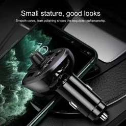 YOUSAMS FM-transmitter Met Dubbele Autolader - 2 USB-A Poorten - 15 Watt Snellader Met Display -70Mai SHOP 550x550 836