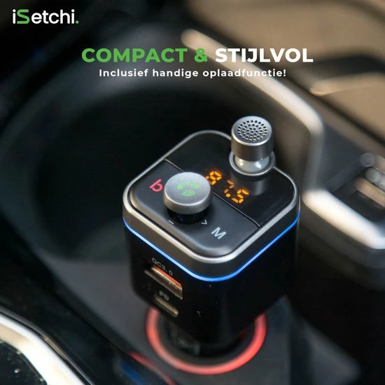 iSetchi Bluetooth FM Transmitter (Snellader) - Oplader - Carkit Bluetooth voor in Auto - Handsfree - USB - SD Kaart - Snel Lader - Bluetooth Audio Receiver ISetchi Bluetooth FM Transmitter (Snellader) - Oplader - Carkit Bluetooth Voor In Auto - Handsfree - USB - SD Kaart - Snel Lader - Bluetooth Audio Receiver -70Mai SHOP 550x550 88