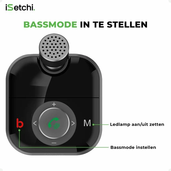 iSetchi Bluetooth FM Transmitter (Snellader) - Oplader - Carkit Bluetooth voor in Auto - Handsfree - USB - SD Kaart - Snel Lader - Bluetooth Audio Receiver ISetchi Bluetooth FM Transmitter (Snellader) - Oplader - Carkit Bluetooth Voor In Auto - Handsfree - USB - SD Kaart - Snel Lader - Bluetooth Audio Receiver -70Mai SHOP 550x550 93