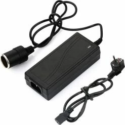 Merkloos Surfmall Mains Adapter Voltage Converter Auto Power Converter Transformator 5A 12V 60W 100V-240V AC 50/60Hz Adapter Voor Sigarettenaansteker