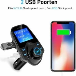 Athletix? Bluetooth FM Transmitter Auto / FM Transmitter Draadloze Bluetooth Carkit / MP3 Speler/ Handsfree Bellen In De Auto / USB Lader / Radio / TF/SD Kaart Poort / AUX Input / 2 USB Poorten / USB Oplader / Audio / Radio / SD/TF Kaart / T11 -70Mai SHOP 550x553 10