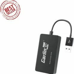 Carlinkt CarlinKit - Carplay - Dongle - Apple Carplay - Geschikt Voor Apple En Android - Zwart - Draadloos - Met Bluetooth