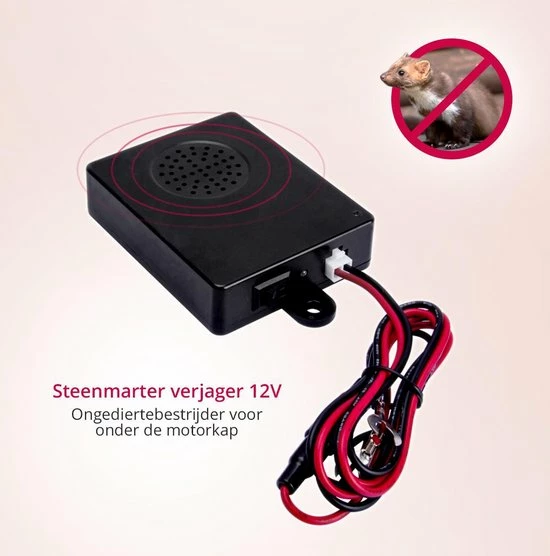 Carsa Marterverjager Auto 12V - Muizenverjager - Ongedierte Verjager Met Ultrasone - Steenmarter Verjager 6 Carsa Marterverjager Auto 12V - Muizenverjager - Ongedierte Verjager Met Ultrasone - Steenmarter Verjager - Image 4