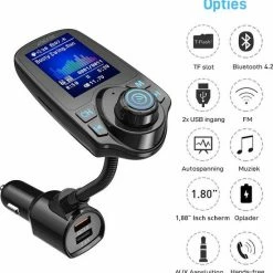 Athletix? FM Transmitter Bluetooth Draadloze Carkit 2020 / MP3 Speler Mobiel / Handsfree Bellen In De Auto / AUX Input / Lader / USB Flash Drive / Muziek / Audio / Radio / SD/TF Kaart / Carkit Adapter T10D 12 Athletix? FM Transmitter Bluetooth Draadloze Carkit 2020 / MP3 Speler Mobiel / Handsfree Bellen In De Auto / AUX Input / Lader / USB Flash Drive / Muziek / Audio / Radio / SD/TF Kaart / Carkit Adapter T10D -70Mai SHOP 550x559 1