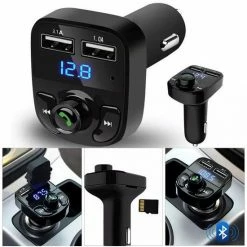 FM Transmitter X8 - Bluetooth Carkit - Draadloze Autolader - Radio USB - Handsfree Bellen -70Mai SHOP 550x561 3
