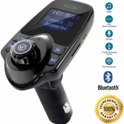 Siston? Bluetooth FM Transmitter, 120 ? Rotatie Auto Radio Adapter CarKit Met 4 Music Play Modes / 5 In 1 18 Siston? Bluetooth FM Transmitter, 120 ? Rotatie Auto Radio Adapter CarKit Met 4 Music Play Modes / 5 In 1 -70Mai SHOP 550x563 1