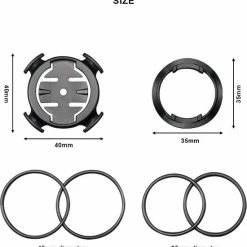 Qatrixx Fietscomputerhouder - Garmin Edge Serie - Fietssteun - Stuurhouder - Zwart 10 Qatrixx Fietscomputerhouder - Garmin Edge Serie - Fietssteun - Stuurhouder - Zwart -70Mai SHOP 550x563 8