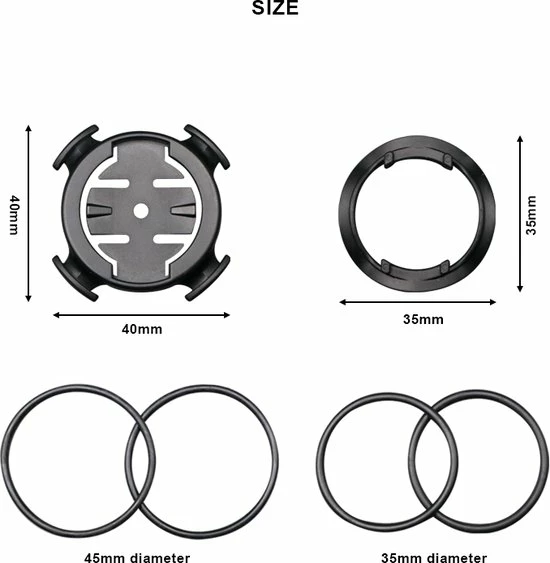 Qatrixx Fietscomputerhouder - Garmin Edge Serie - Fietssteun - Stuurhouder - Zwart 5 Qatrixx Fietscomputerhouder - Garmin Edge Serie - Fietssteun - Stuurhouder - Zwart - Image 3