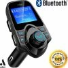 Adge Bluetooth FM Transmitter, 120 ° Rotatie Auto Radio Adapter CarKit Met 4 Music Play Modes / Hands-free Bellen / TF Kaart / USB Auto Lader / USB Flash Drive / AUX Input / Output 1.44 Inch LCD Display/ Bluetooth Carkit 5 In 1 -70Mai SHOP 550x564 1