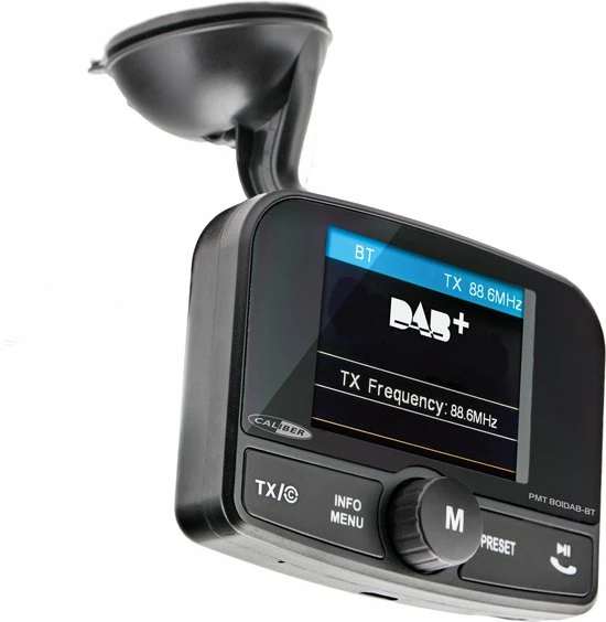 Caliber FM Transmitter Met DAB+ En Carkit Zwart (PMT801DAB-BT-) 6 Caliber FM Transmitter Met DAB+ En Carkit Zwart (PMT801DAB-BT-) - Image 4