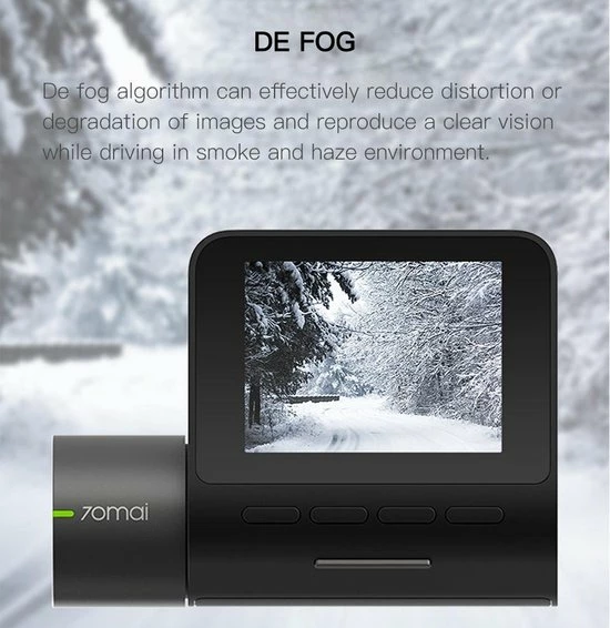 Xiaomi 70mai Dash Cam Pro - Full HD 1944P - Snelheid En Co?rdinaten - GPS - WiFi - Stem Control (Engels) + 64GB SD Kaart 5 Xiaomi 70mai Dash Cam Pro - Full HD 1944P - Snelheid En Co?rdinaten - GPS - WiFi - Stem Control (Engels) + 64GB SD Kaart - Image 3