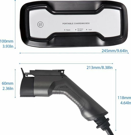 Besen Mobiele Lader Type 2 Naar Schuko 4 Besen Mobiele Lader Type 2 Naar Schuko - Image 2